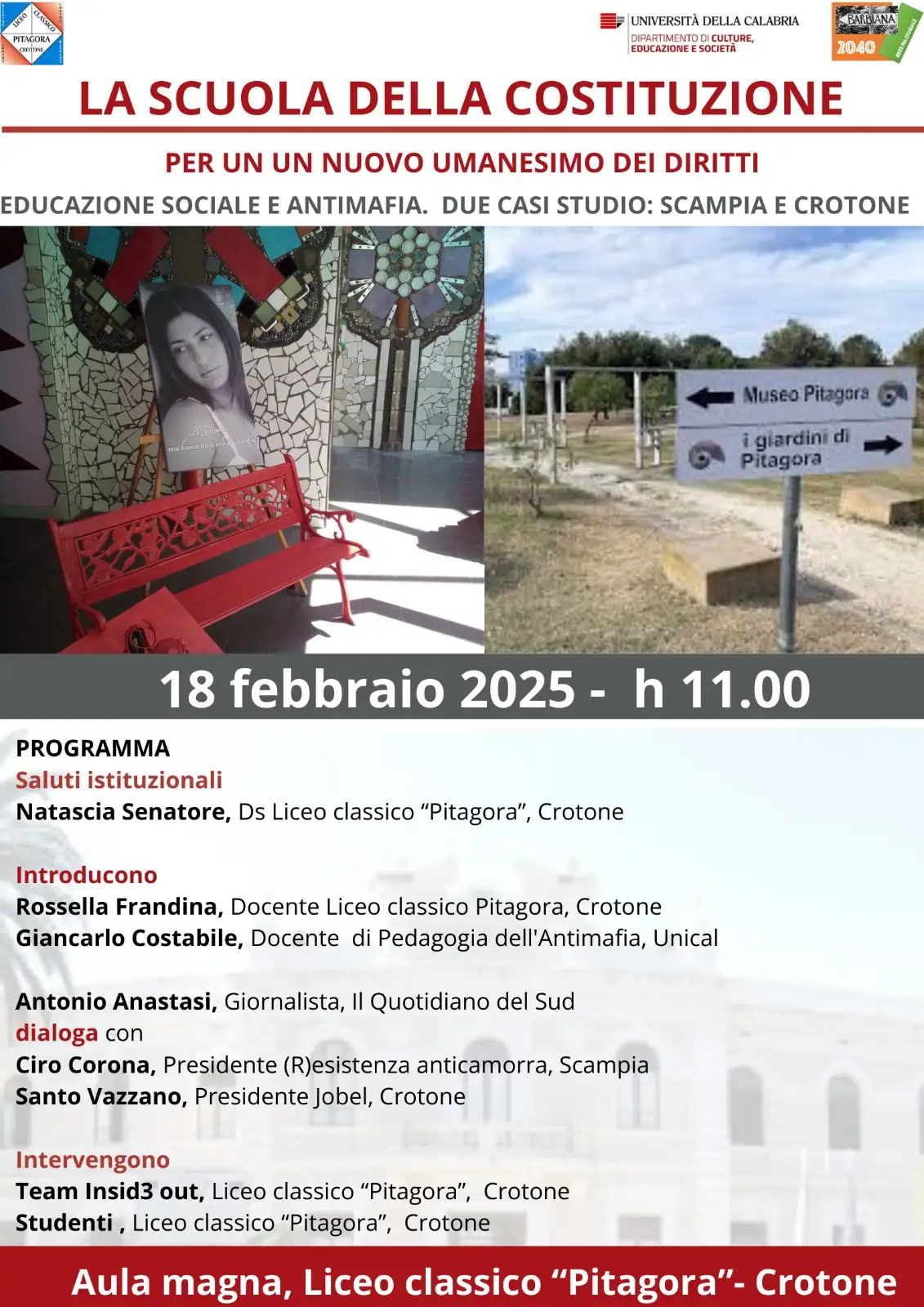 EDUCAZIONE SOCIALE E ANTIMAFIA. DUE CASI DI STUDIO:SCAMPIA E CROTONE