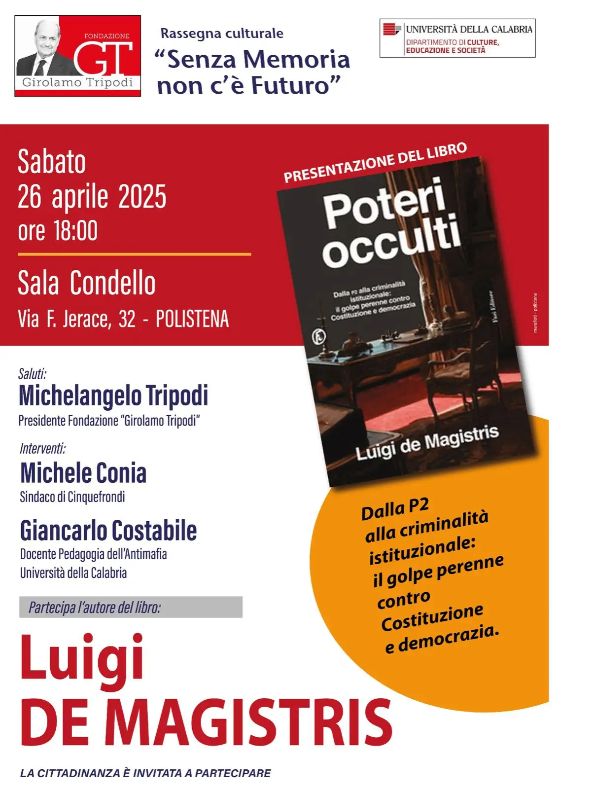 Presentazione del libro "Poteri occulti"